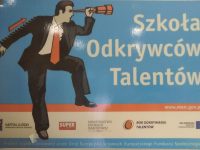 Szkoła Odkrywców Talentów - projekt współfinansowany przez Unię Europejską w ramach Europwjskiego Funduszu Społecznego.
