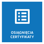 Dokument i napis: Osiągnięcia Certyfikaty