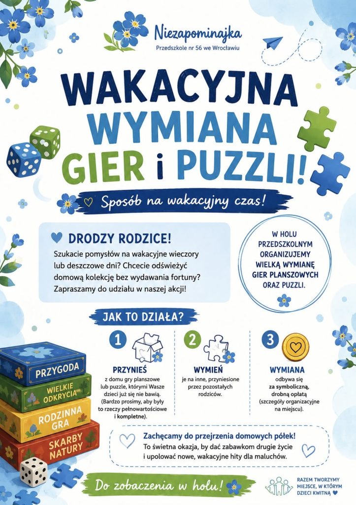 Wakacyjna Wymiana Gier i Puzzli!